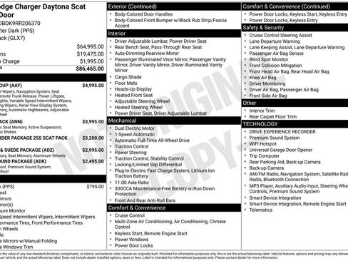 Used 2024 Dodge Charger Daytona Scat Pack w/ Plus Group AWD/4WD image 2