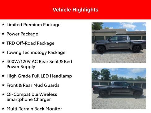 Certified 2023 Toyota Tundra Limited w/ TRD Off-Road Package AWD/4WD image 5