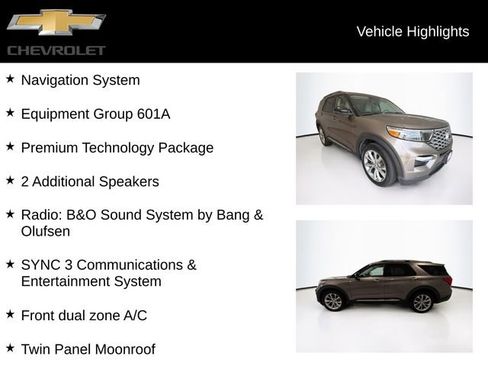 Used 2021 Ford Explorer Platinum w/ Equipment Group 601A AWD/4WD image 5