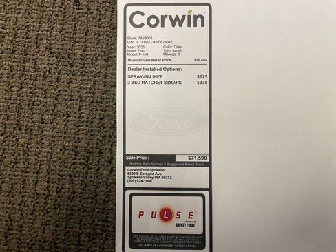 New 2025 Ford F150 Lariat w/ Equipment Group 501A Mid image 2