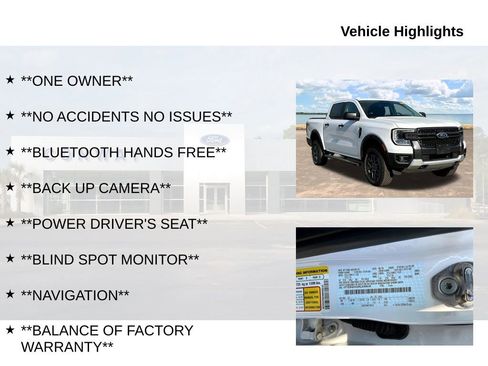 Used 2024 Ford Ranger XLT w/ FX4 Off-Road Package image 6