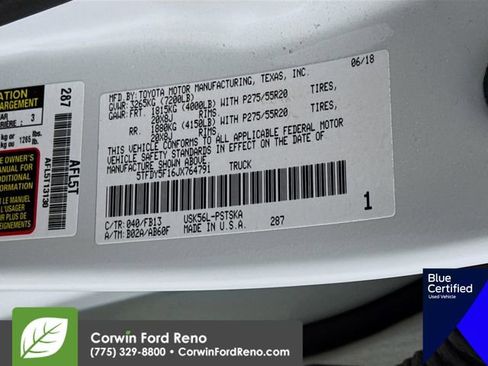 Used 2018 Toyota Tundra SR5 w/ TRD Sport Package image 33