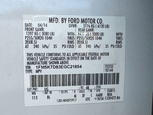 Used 2014 Ford Explorer XLT w/ Equipment Group 202A FWD image 34