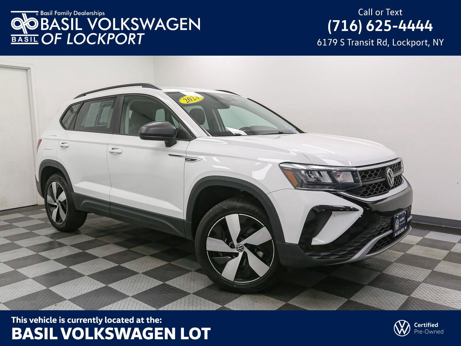 Certified 2024 Volkswagen Taos S AWD/4WD image 1