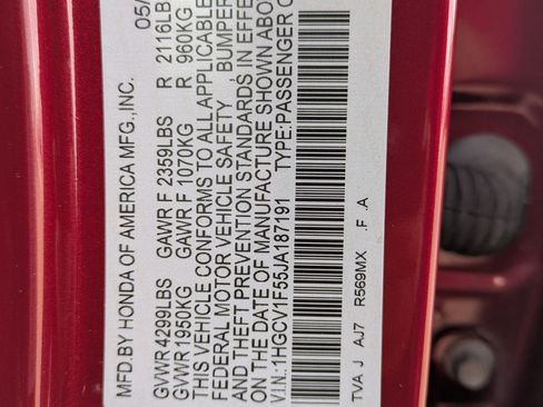 Certified 2018 Honda Accord EX-L image 33