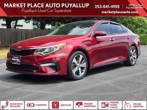 Used 2019 Kia Optima S w/ S Panoramic Sunroof Package FWD image 1