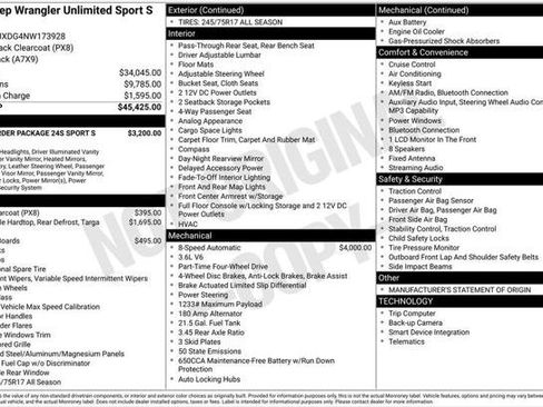 Certified 2022 Jeep Wrangler Unlimited Sport image 8