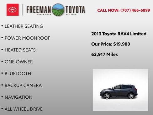 Used 2013 Toyota RAV4 Limited AWD/4WD image 5