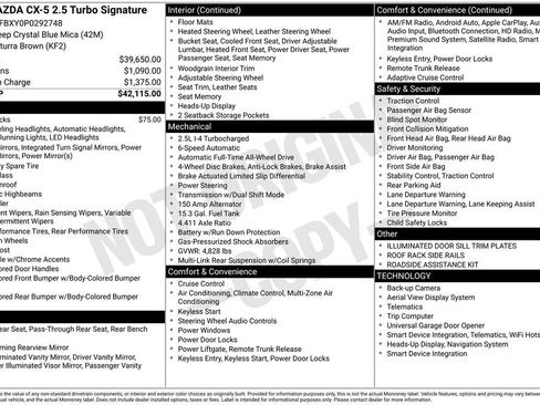 Certified 2023 MAZDA CX-5 Signature AWD/4WD image 11