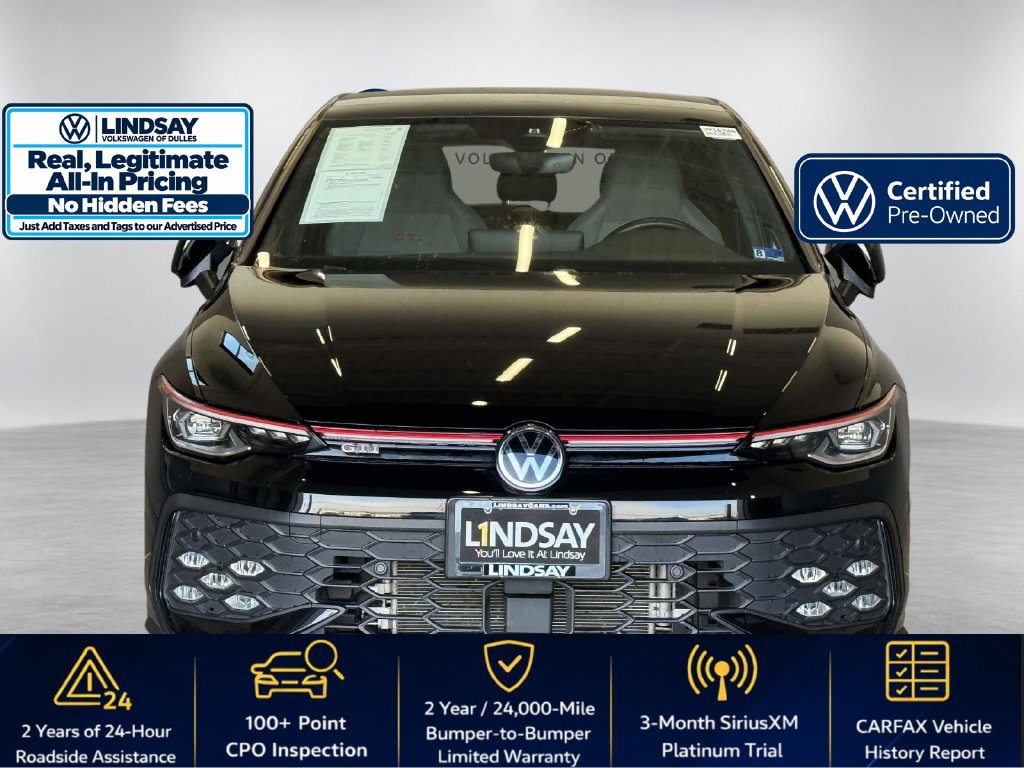 Certified 2025 Volkswagen GTI SE FWD image 2
