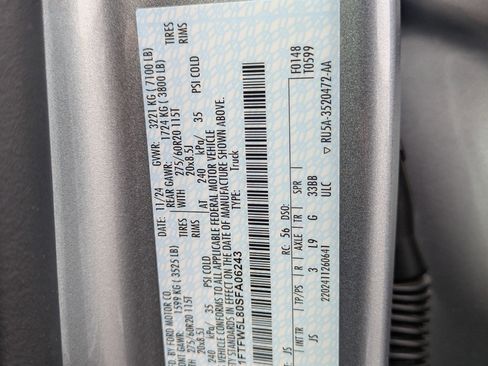 Used 2025 Ford F150 Lariat w/ Equipment Group 501A Mid image 34