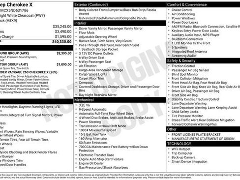 Used 2022 Jeep Cherokee Latitude w/ Sun & Sound Group image 45