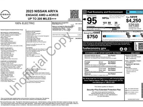 Used 2023 Nissan Ariya AWD image 2
