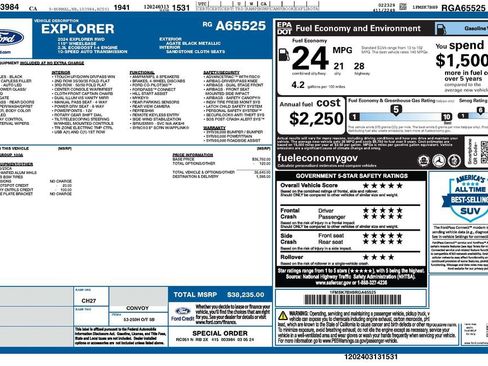 Used 2024 Ford Explorer 2WD image 4