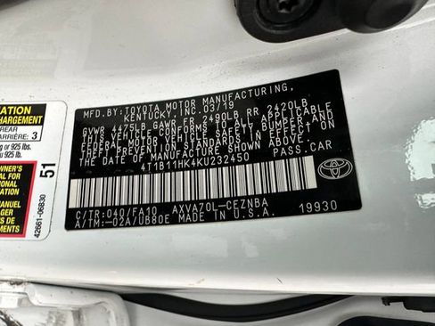 Used 2019 Toyota Camry LE image 37