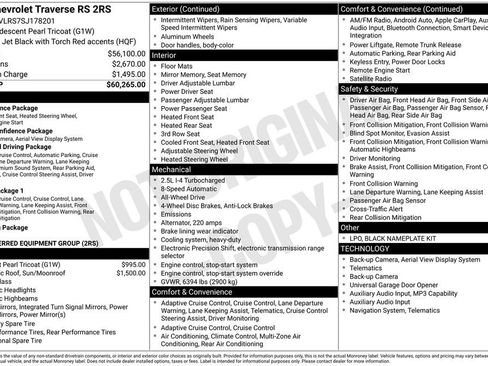 Used 2025 Chevrolet Traverse RS AWD/4WD image 5