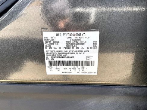 Used 2019 Ford Explorer XLT w/ Equipment Group 202A image 36