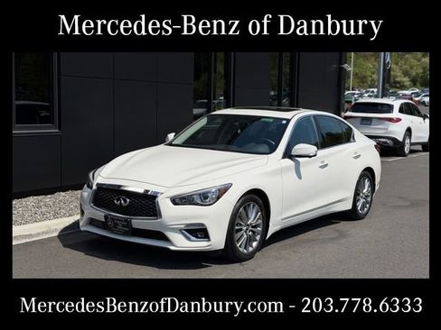 Used 2022 INFINITI Q50 Luxe w/ Cargo Package AWD/4WD image 1