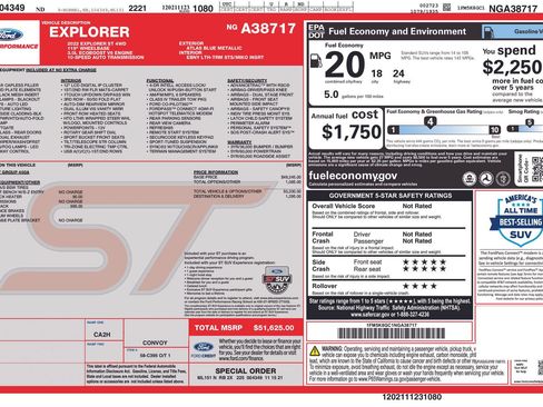 Used 2022 Ford Explorer ST w/ ST Street Pack AWD/4WD image 9