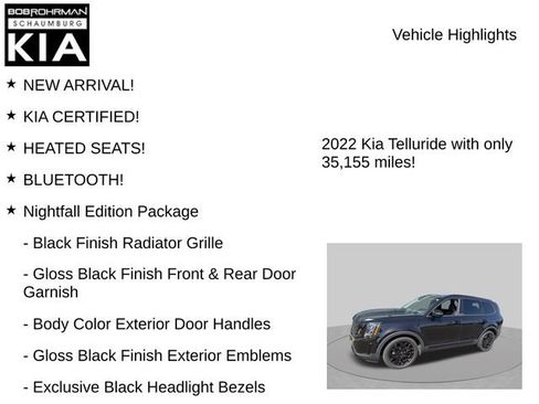 Used 2022 Kia Telluride SX w/ Nightfall Edition Package AWD/4WD image 7