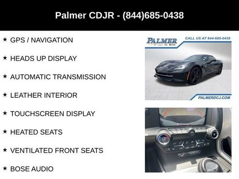 Used 2016 Chevrolet Corvette Stingray Coupe w/ 3LT Preferred Equipment Group RWD image 6