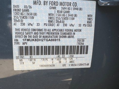 New 2026 Ford Explorer Active w/ Active Comfort Package image 17