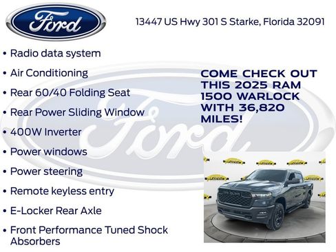 Used 2025 RAM 1500 Warlock AWD/4WD image 32