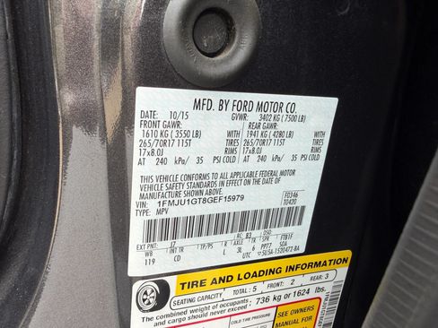 Used 2016 Ford Expedition XL AWD/4WD image 22