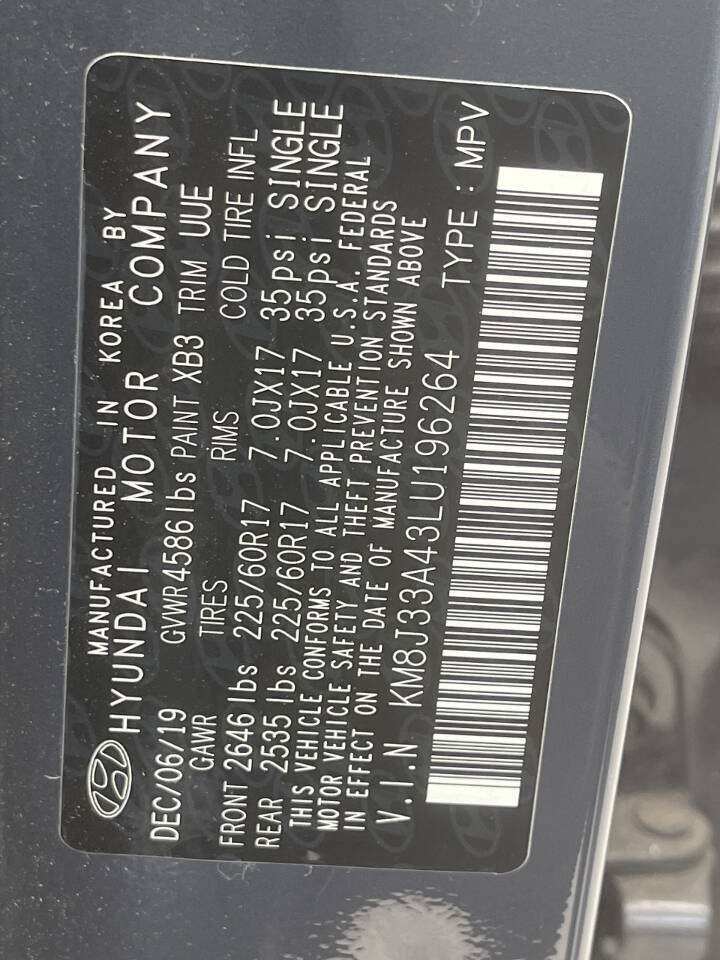Used 2020 Hyundai Tucson Value FWD image 30