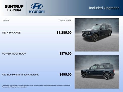 Used 2022 Ford Bronco Sport Outer Banks w/ Tech Package image 20