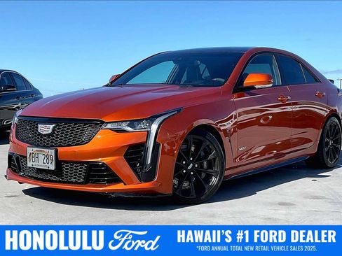 Used 2022 Cadillac CT4 V Blackwing w/ Technology Package RWD image 1