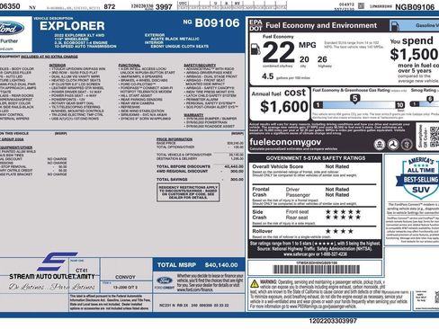 Used 2022 Ford Explorer XLT image 49