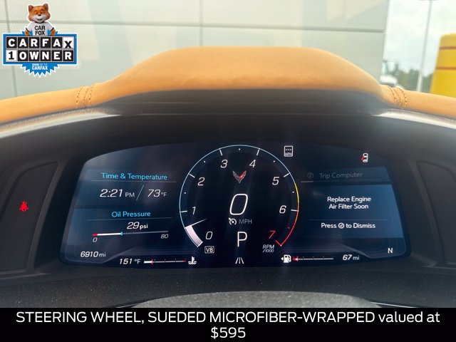 Used 2021 Chevrolet Corvette Stingray Premium Cpe w/ Engine Appearance Package RWD image 12