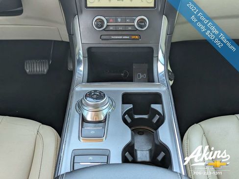 Used 2021 Ford Edge Titanium w/ Cargo Accessory Package FWD image 19