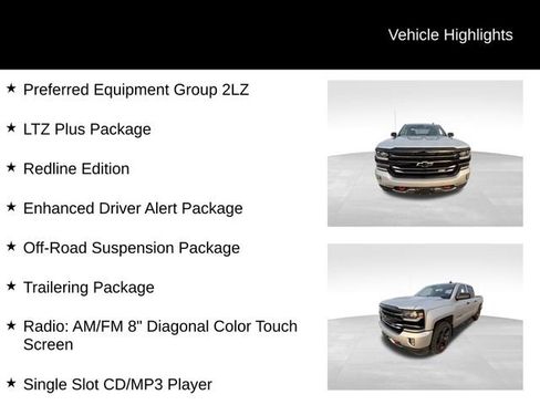 Certified 2017 Chevrolet Silverado 1500 LTZ Z71 w/ Redline Edition image 13