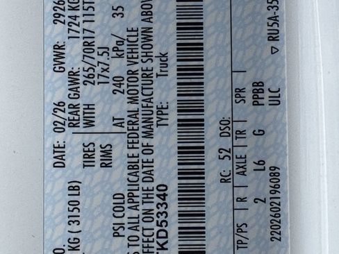 New 2026 Ford F150 XL w/ Equipment Group 103A High image 7