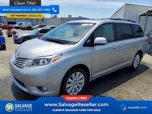 Used 2017 Toyota Sienna Limited Premium AWD/4WD image 1