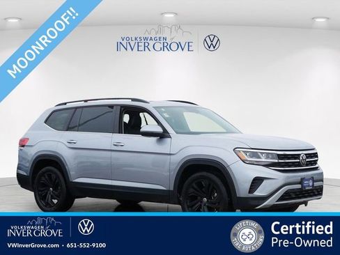 Certified 2022 Volkswagen Atlas SE w/ Panoramic Sunroof Package AWD/4WD image 1