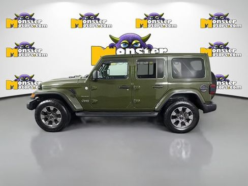 Used 2021 Jeep Wrangler Unlimited Sahara w/ Uconnect 4C Nav & Sound Group AWD/4WD image 8