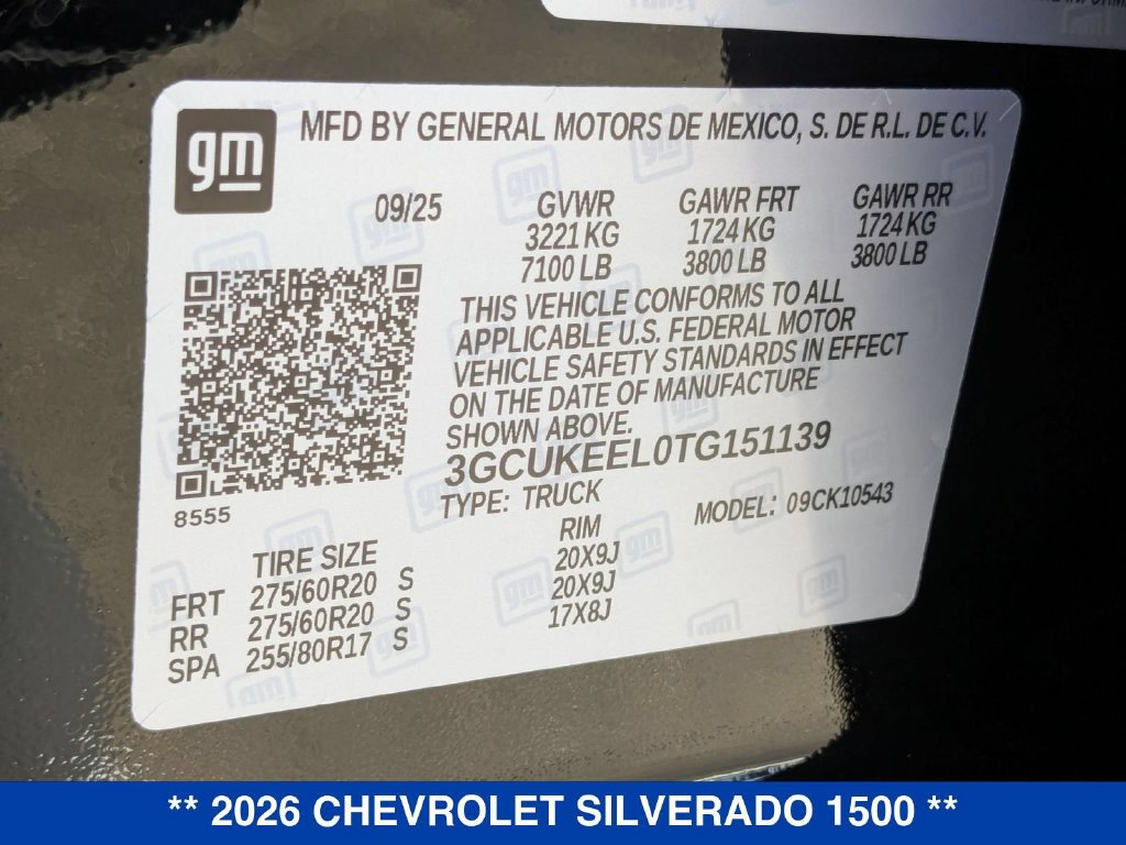 New 2026 Chevrolet Silverado 1500 RST AWD/4WD image 39