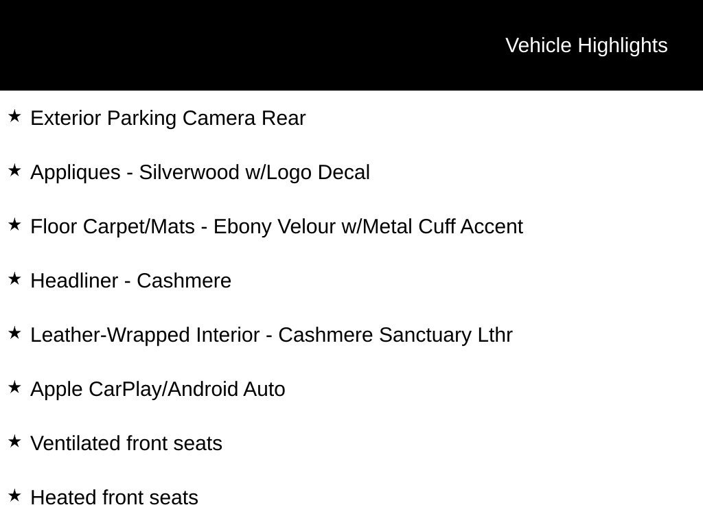 Used 2024 Lincoln Nautilus Black Label AWD/4WD image 7