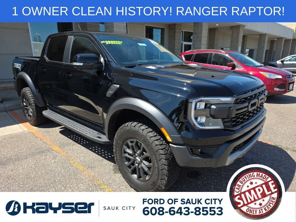 Certified 2025 Ford Ranger Raptor AWD/4WD image 1