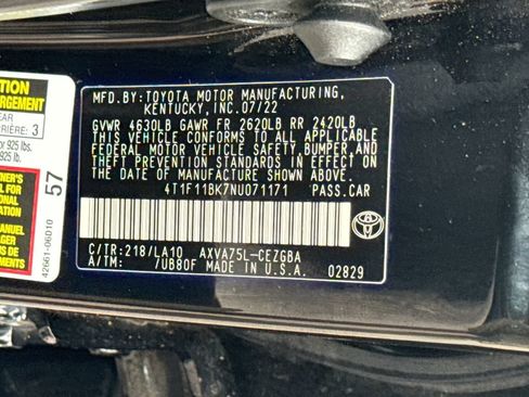 Used 2022 Toyota Camry XLE AWD/4WD image 45