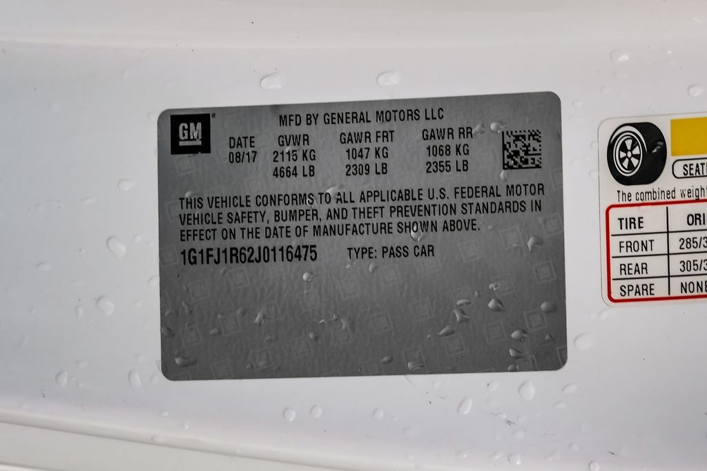 Used 2018 Chevrolet Camaro ZL1 RWD image 42