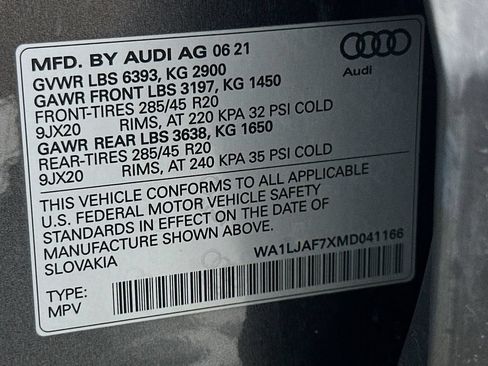 Used 2021 Audi Q7 2.0T Premium Plus w/ Premium Plus Package AWD/4WD image 34