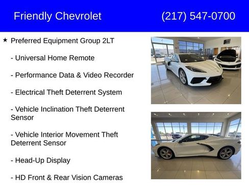 Certified 2021 Chevrolet Corvette Stingray Preferred Cpe w/ Z51 Performance Package RWD image 30