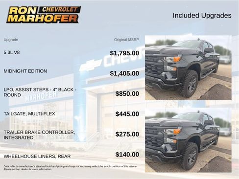 Used 2026 Chevrolet Silverado 1500 Custom Trail Boss w/ Midnight Edition AWD/4WD image 5
