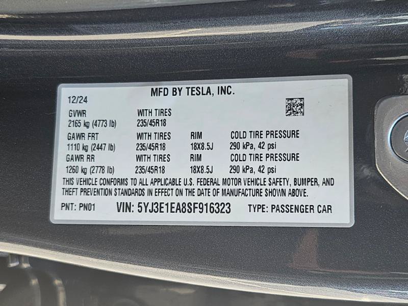 Used 2025 Tesla Model 3 RWD image 36