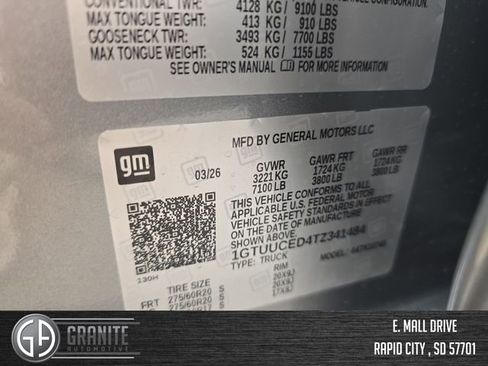 New 2026 GMC Sierra 1500 Elevation w/ Elevation Premium Package AWD/4WD image 29