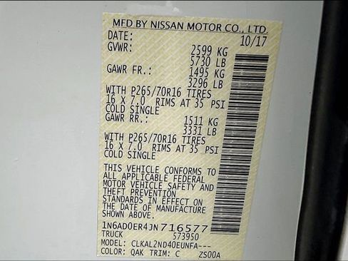 Used 2018 Nissan Frontier SV w/ Value Truck Package image 36